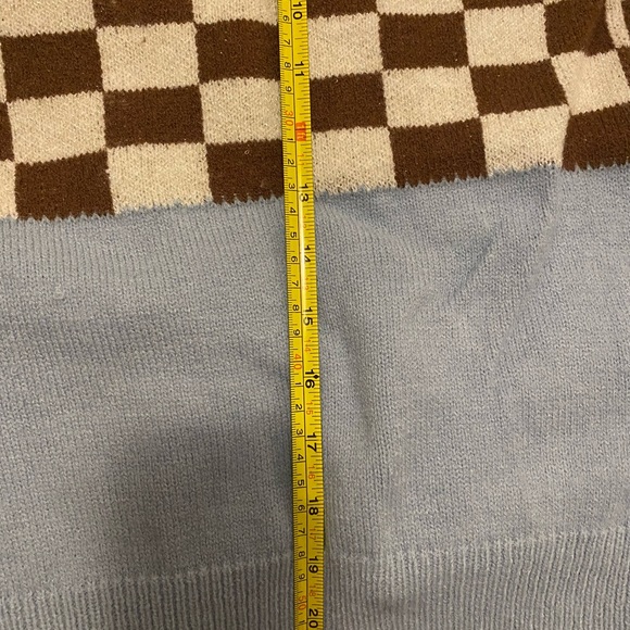 Patchwork check cardigan - Picture 4 of 5